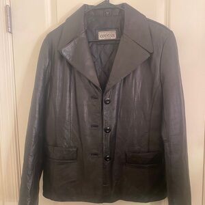 Genuine leather jacket size L